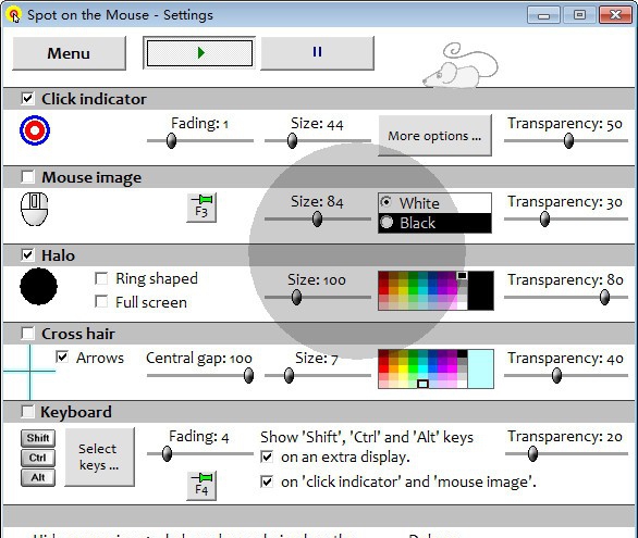 Spot On The Mouse(鼠标增强工具) v2.7.10 Spot On The Mouse(鼠标增强工具) v2.7.10