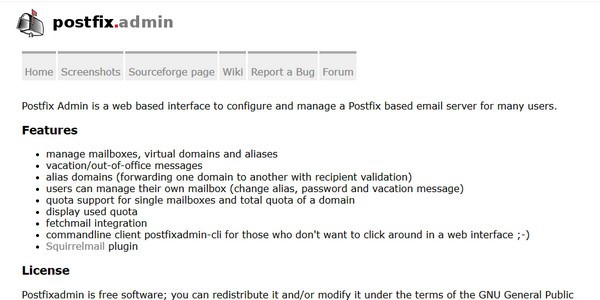 Postfix Admin(Web管理工具) v3.7 Postfix Admin(Web管理工具) v3.7