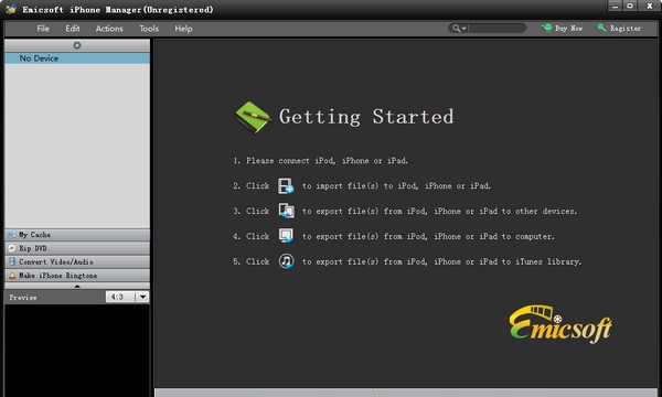 Emicsoft iPhone Manager(iPhone管理软件) v5.1.21 Emicsoft iPhone Manager(iPhone管理软件) v5.1.21
