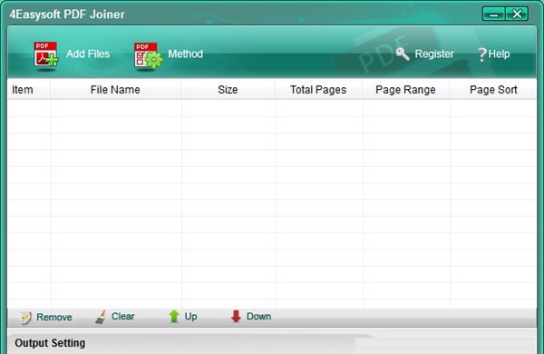 4Easysoft PDF Joiner(PDF合并软件) v3.0.26 4Easysoft PDF Joiner(PDF合并软件) v3.0.26