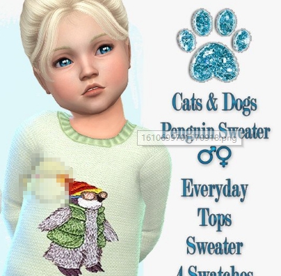 模拟人生4可爱的企鹅毛衣MOD v2.35 模拟人生4可爱的企鹅毛衣MOD v2.35