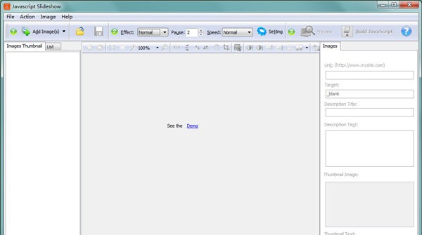 JavaScript SlideShow(幻灯片制作软件) v1.3 JavaScript SlideShow(幻灯片制作软件) v1.3