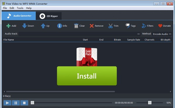 Free Video to MP3 WMA Converter(视频转音频转换器) v8.8.4 Free Video to MP3 WMA Converter(视频转音频转换器) v8.8.4