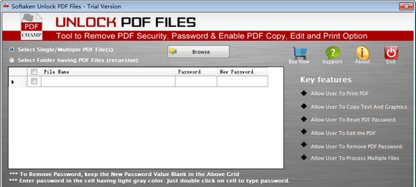 Softaken Unlock PDF Files(PDF解锁工具) v1.4 Softaken Unlock PDF Files(PDF解锁工具) v1.4