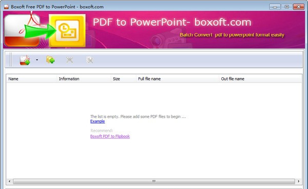 Boxoft Free PDF to PPT(PDF转PPT软件) v3.7 Boxoft Free PDF to PPT(PDF转PPT软件) v3.7