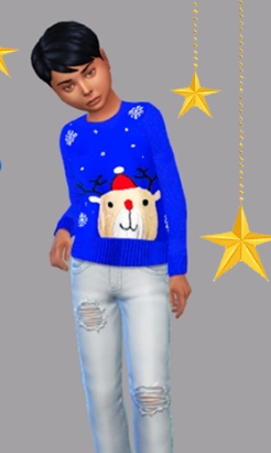 模拟人生4可爱的麋鹿毛衣MOD v3.35 模拟人生4可爱的麋鹿毛衣MOD v3.35