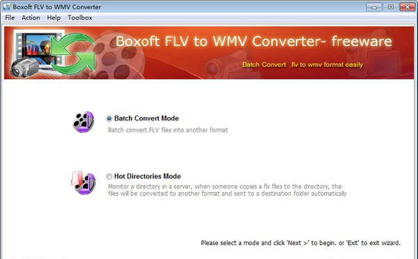 Boxoft Free FLV to WMV Converter(FLV到WMV转换器) v1.6