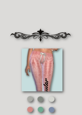 模拟人生4简洁字母印花运动裤MOD v1.50 模拟人生4简洁字母印花运动裤MOD v1.50