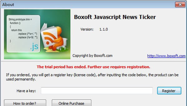Boxoft JavaScript NewsTicker(新闻编辑工具) v1.6 Boxoft JavaScript NewsTicker(新闻编辑工具) v1.6
