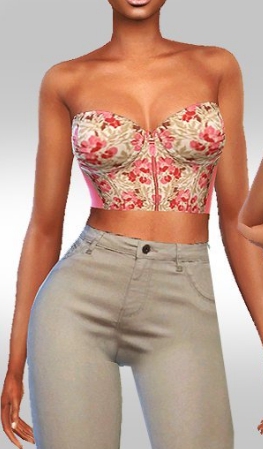 模拟人生4高腰牛仔裤时尚紧身胸衣MOD v3.13 模拟人生4高腰牛仔裤时尚紧身胸衣MOD v3.13