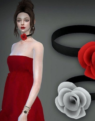 模拟人生4精致玫瑰花项圈MOD v3.67