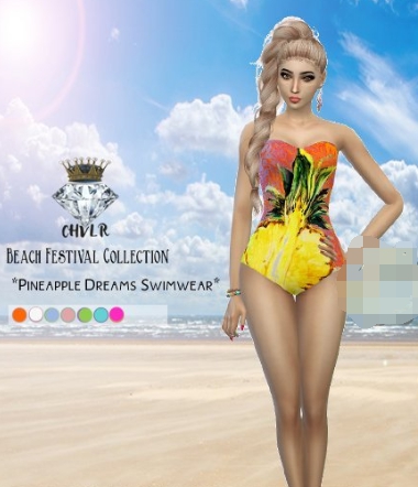 模拟人生4可爱的菠萝泳装MOD v2.40