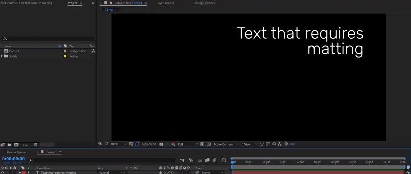 Effect Matte(AE板遮罩底栏文字特效) v1.3.8 Effect Matte(AE板遮罩底栏文字特效) v1.3.8