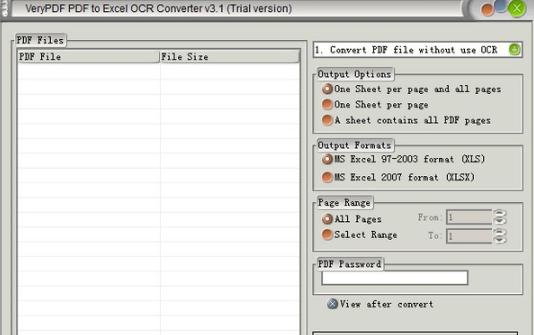VeryPDF PDF to Excel OCR Converter v3.6 VeryPDF PDF to Excel OCR Converter v3.6