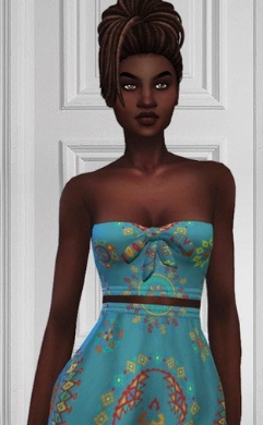 模拟人生4无肩带的蝴蝶结裙子MOD v1.36 模拟人生4无肩带的蝴蝶结裙子MOD v1.36