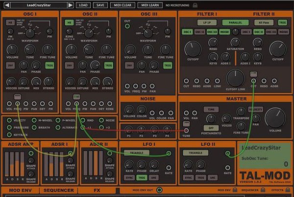 Togu Audio Line TAL Mod(声音模拟合成软件) v1.6.2 Togu Audio Line TAL Mod(声音模拟合成软件) v1.6.2