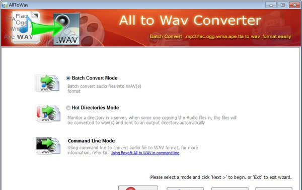 Boxoft All to Wav Converter(Wav音频格式转换器) v1.8 Boxoft All to Wav Converter(Wav音频格式转换器) v1.8