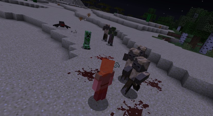 我的世界更好的僵尸AI MOD v3.76 我的世界更好的僵尸AI MOD v3.76