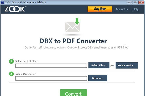 ZOOK DBX to PDF Converter(DBX到PDF转换器) v3.5 ZOOK DBX to PDF Converter(DBX到PDF转换器) v3.5