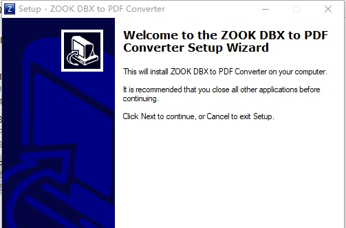ZOOK DBX to PDF Converter v3.4 ZOOK DBX to PDF Converter v3.4