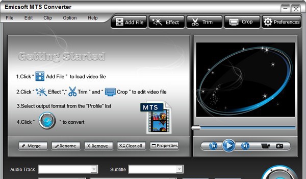 Emicsoft MTS Converter(视频文件转换) v4.1.23 Emicsoft MTS Converter(视频文件转换) v4.1.23