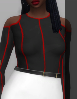模拟人生4蝴蝶结露肩上衣MOD v1.9 模拟人生4蝴蝶结露肩上衣MOD v1.9