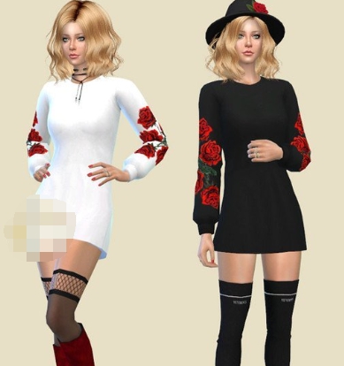 模拟人生4女性红玫瑰连衣裙MOD v2.39 模拟人生4女性红玫瑰连衣裙MOD v2.39