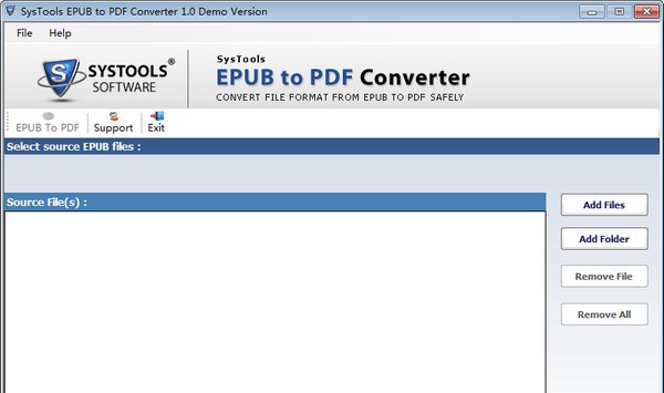 SysTools EPUB to PDF Converter(EPUB转PDF软件) v1.6 SysTools EPUB to PDF Converter(EPUB转PDF软件) v1.6