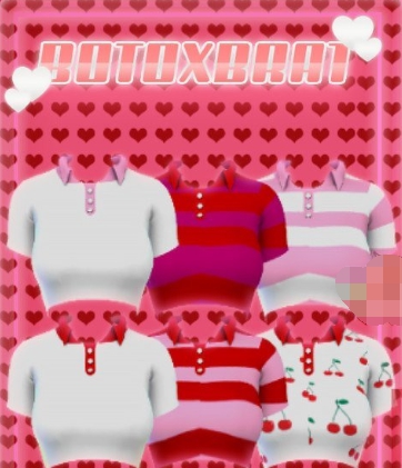 模拟人生4女孩可爱情人节上衣MOD v3.51