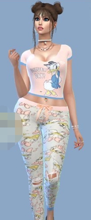 模拟人生4唐老鸭睡衣MOD v2.66