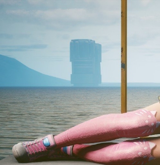 赛博朋克2077过膝长袜MOD v2.12