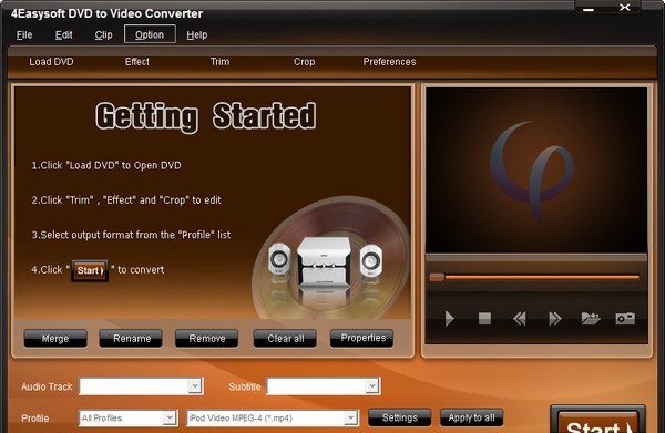 4Easysoft DVD to Video Converter(DVD转视频转换器) v3.2.25 4Easysoft DVD to Video Converter(DVD转视频转换器) v3.2.25