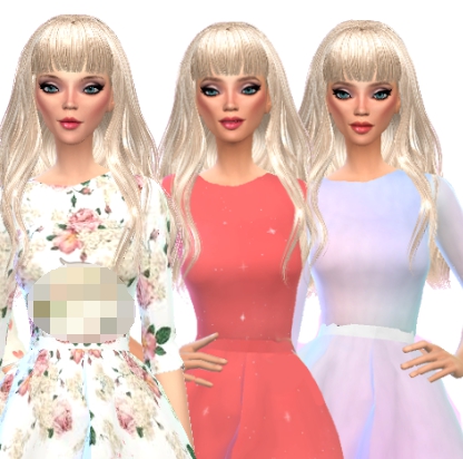 模拟人生4长袖美丽印花连衣裙MOD v1.59 模拟人生4长袖美丽印花连衣裙MOD v1.59