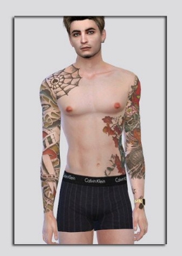 模拟人生4彩色身体纹身MOD v1.43 模拟人生4彩色身体纹身MOD v1.43