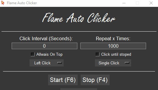Flame Auto Clicker(极简自动点击器) v1.2.7 Flame Auto Clicker(极简自动点击器) v1.2.7