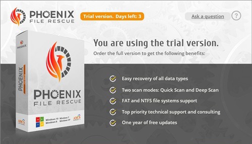Phoenix File Rescue(文件恢复软件) v1.37 Phoenix File Rescue(文件恢复软件) v1.37