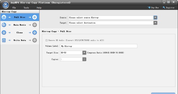 AnyMP4 Blu-ray Copy Platinum(视频刻录软件) v7.2.92