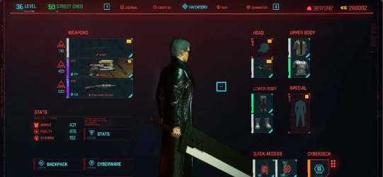 赛博朋克2077克劳德的大剑MOD v3.64