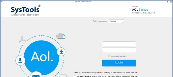 SysTools AOL Backup(AOL备份工具) v5.4 SysTools AOL Backup(AOL备份工具) v5.4