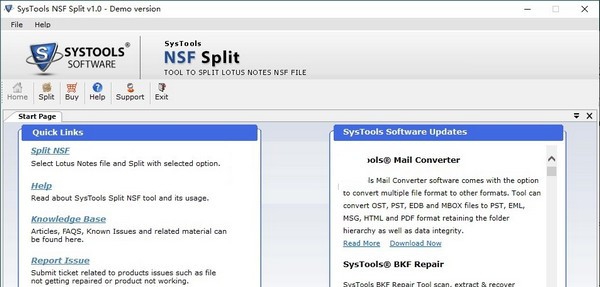 SysTools NSF Split(NSF文件分割软件) v1.5 SysTools NSF Split(NSF文件分割软件) v1.5
