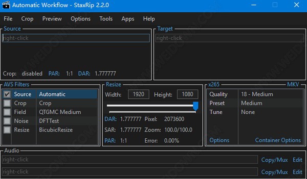 StaxRip(视频转换工具) v2.2.5 StaxRip(视频转换工具) v2.2.5