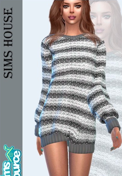 模拟人生4女性冬季长款毛衣MOD v3.28 模拟人生4女性冬季长款毛衣MOD v3.28