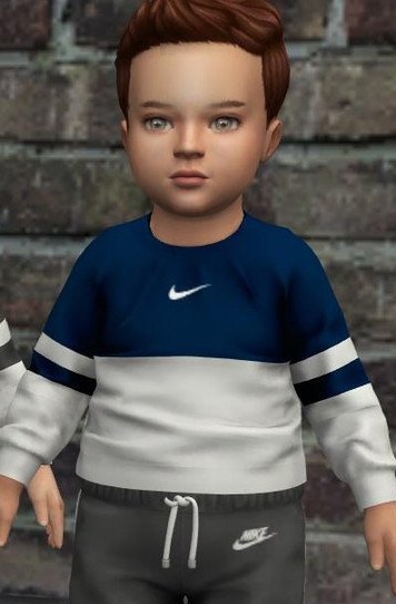 模拟人生4小男孩简洁耐克上衣MOD v3.92