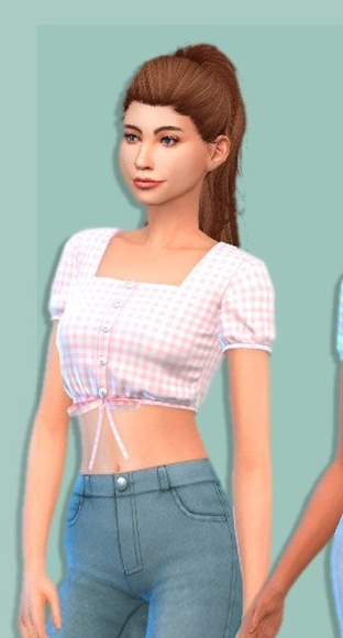 模拟人生4女性格子休闲上衣MOD v1.72 模拟人生4女性格子休闲上衣MOD v1.72
