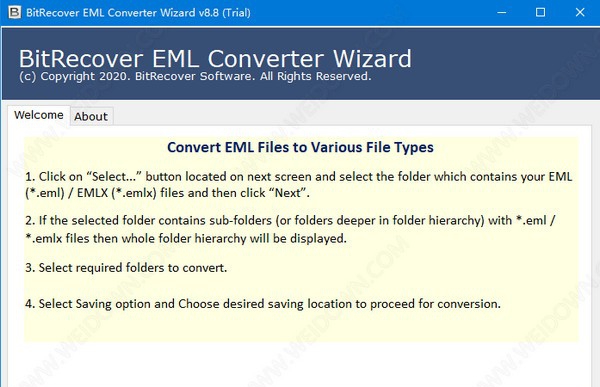 BitRecover EML Converter Wizard(EML文件转换工具) v9.6 BitRecover EML Converter Wizard(EML文件转换工具) v9.6