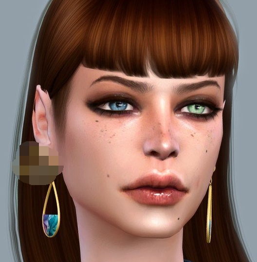 模拟人生4水滴造型耳环MOD v1.4 模拟人生4水滴造型耳环MOD v1.4