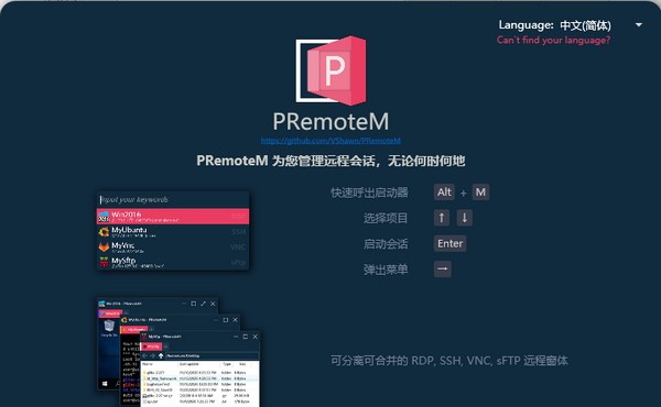 PRemoteM(远程桌面管理器) v0.5.10.8 PRemoteM(远程桌面管理器) v0.5.10.8