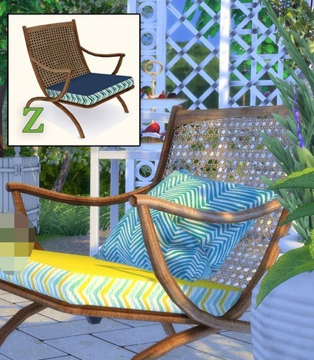 模拟人生4曲折扶手躺椅MOD v1.7