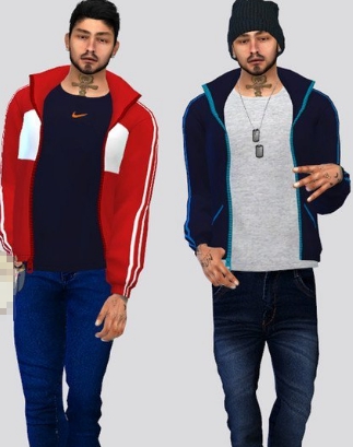 模拟人生4男士帅气运动夹克MOD v1.4 模拟人生4男士帅气运动夹克MOD v1.4