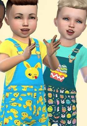模拟人生4幼儿的可爱吊带裤MOD v1.3 模拟人生4幼儿的可爱吊带裤MOD v1.3